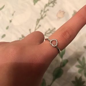 Pandora heart shaped ring.